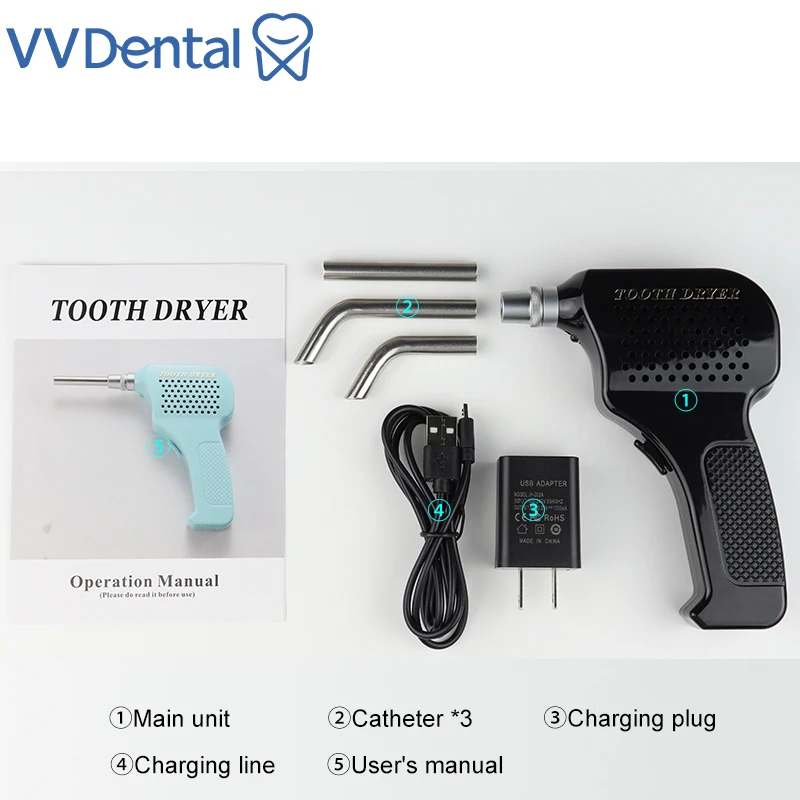Dental Air Teeth Dryer Drying Machine Dental Drying Heater Electric Oral Orthodontics New Electric Dental Lab Equipment