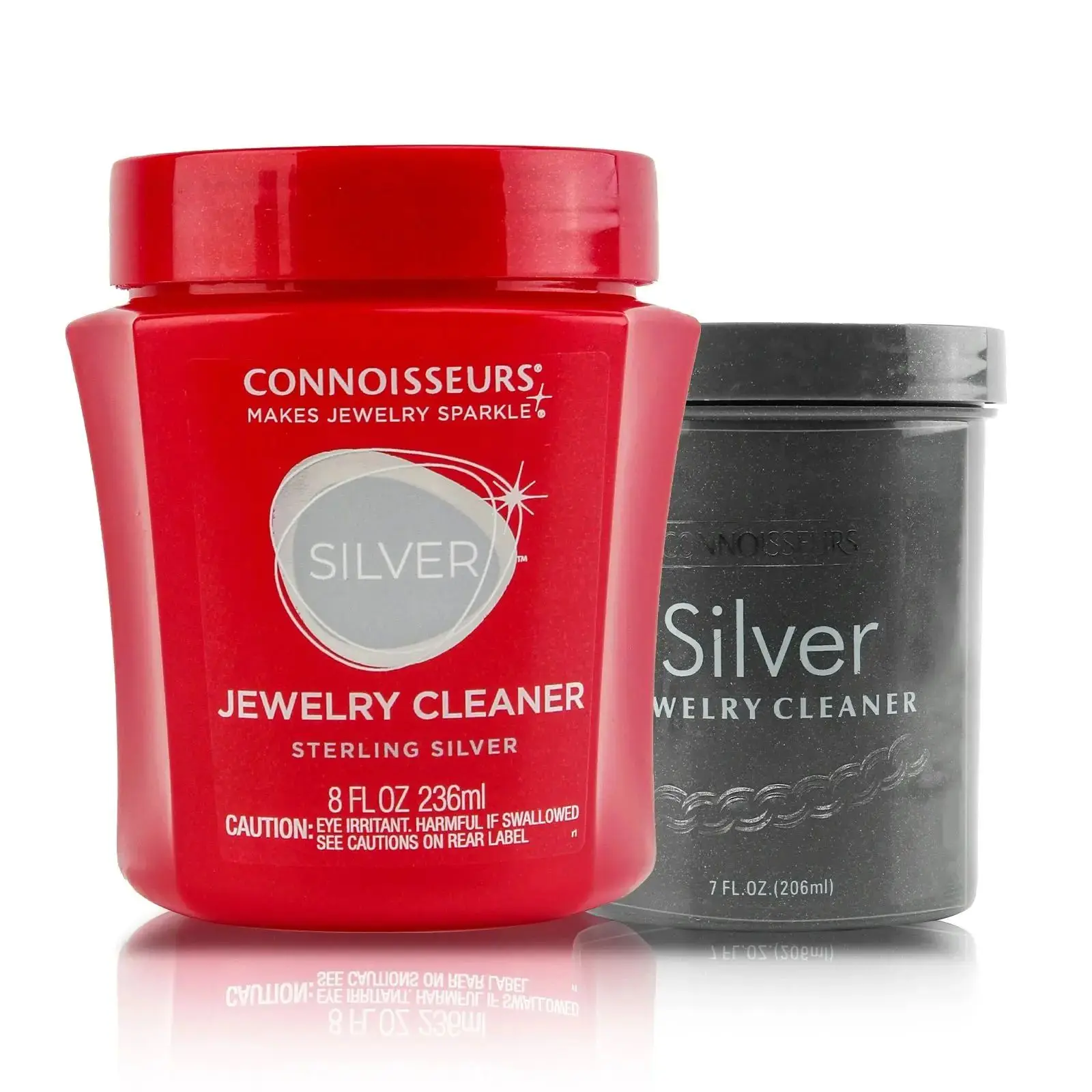 236ml Connoisseurs Jewelry Cleaner - Gold/Platinum/Gemstone Liquid with Tray, Safe Quick Cleaning Formula