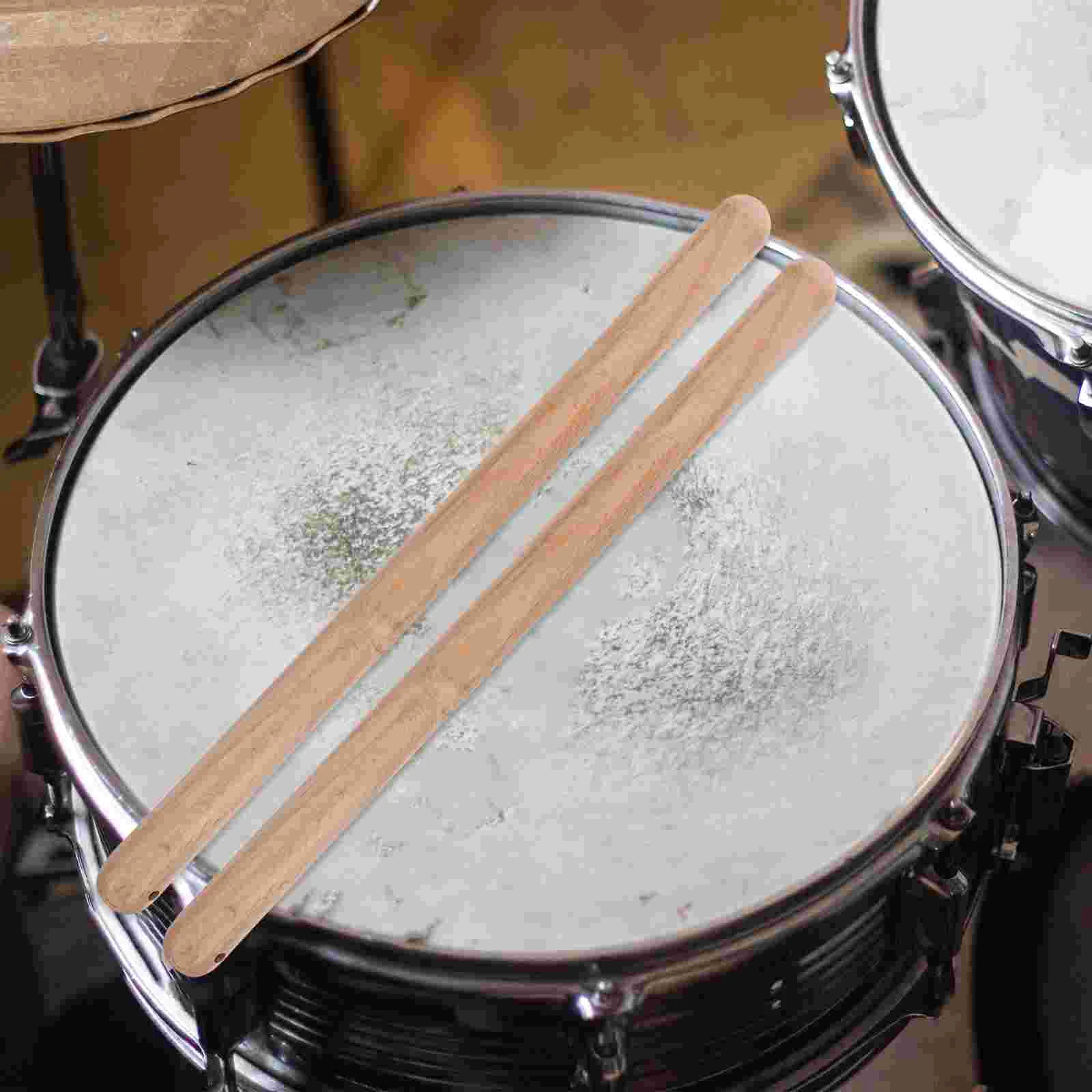 

Stick Drumsticks Instrument Accessories Pipe Clamp Rhythm Wooden Percussion Music Child for Kids