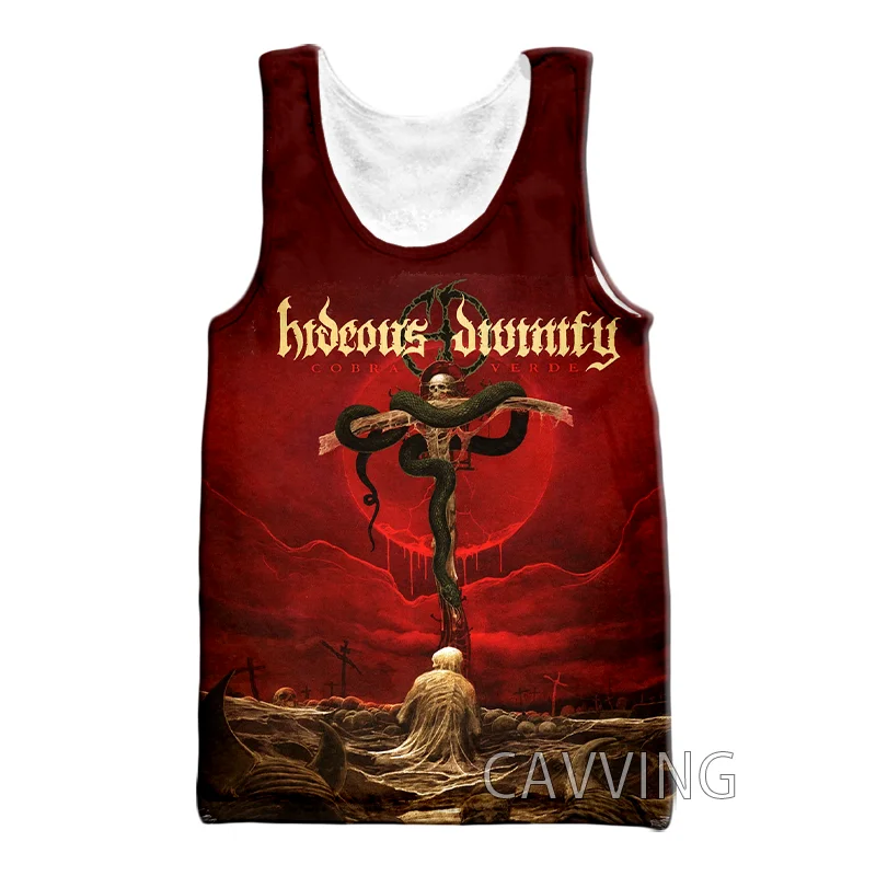 CAVVING 3D Printed  HIDEOUS DIVINITY  Band  Tank Tops Harajuku Vest  Summer Undershirt Shirts Streetwear for Men/women