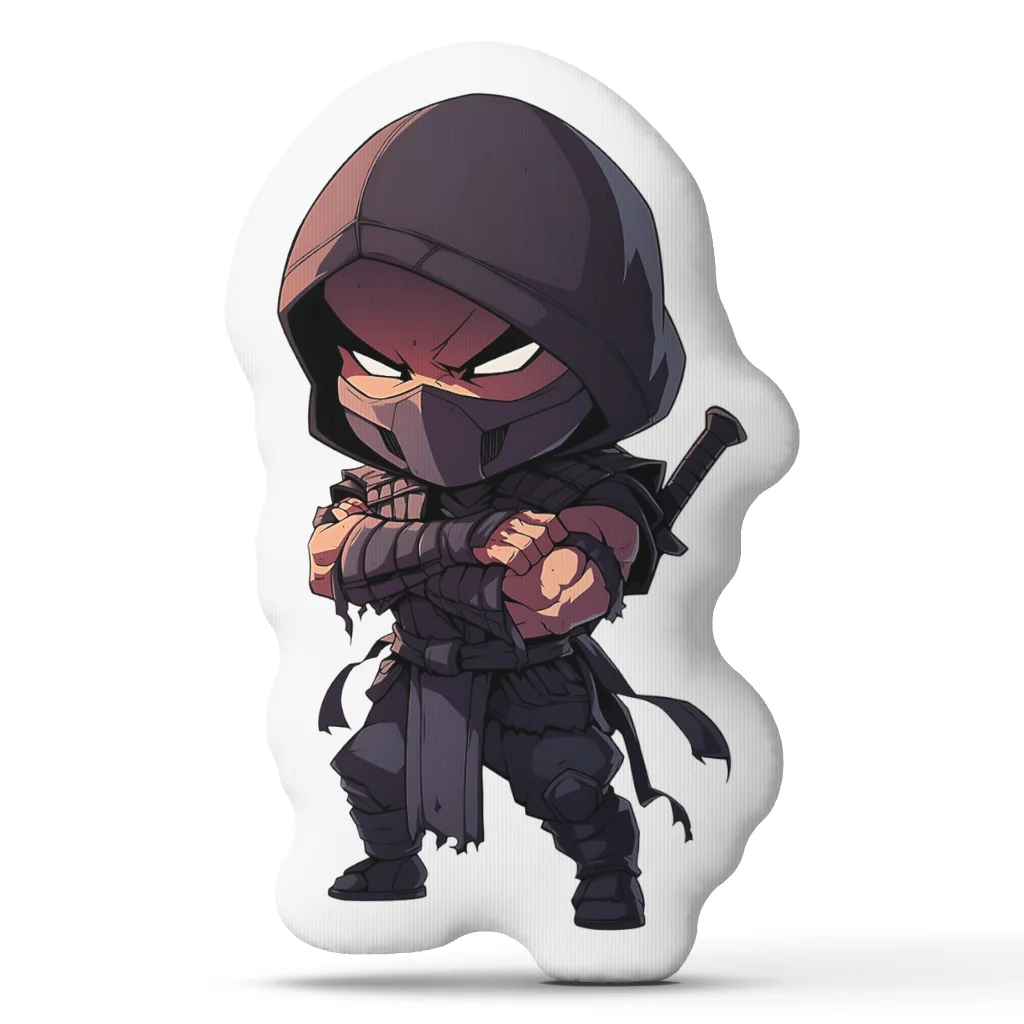 Noob Saibot Mortal Kombat Plush Pillow Cushion Irregular Stuffed Throw Pillow Home Decor Gift Sofa Bed Couch