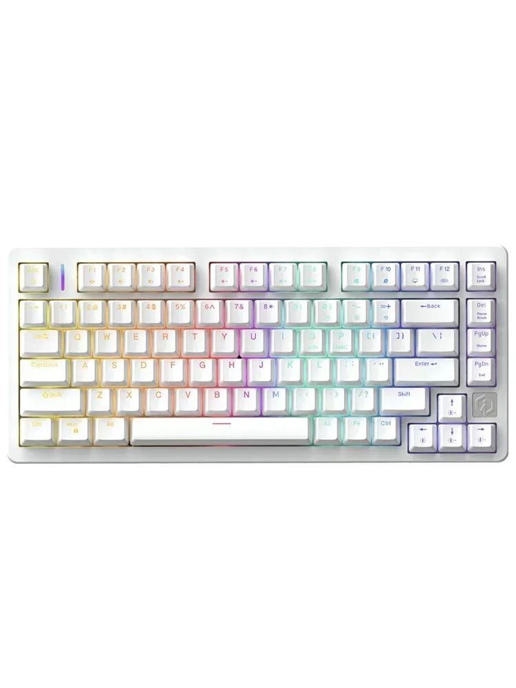 Irok Nd75 Магнитный переключатель Механическая клавиатура Быстрый триггер Проводная киберспортивная прозрачная игровая клавиатура на заказ Горячая замена Rgb ПК Подарок