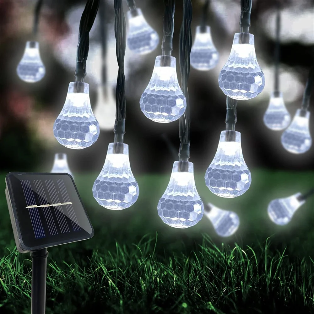 

Spring Solar String Lights Outdoor Waterproof Hanging String Lights Garden Wedding Festivals to Bring Romantic Atmosphere 429