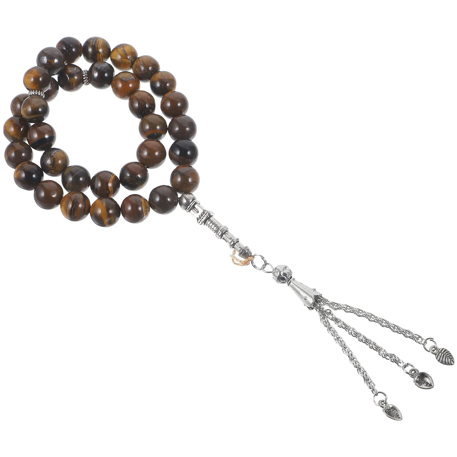 

Dragon Agate Beads Bracelet 10mm Men Women Muslim Prayer Rosary Beads Male Bracelets Handmade Accessories