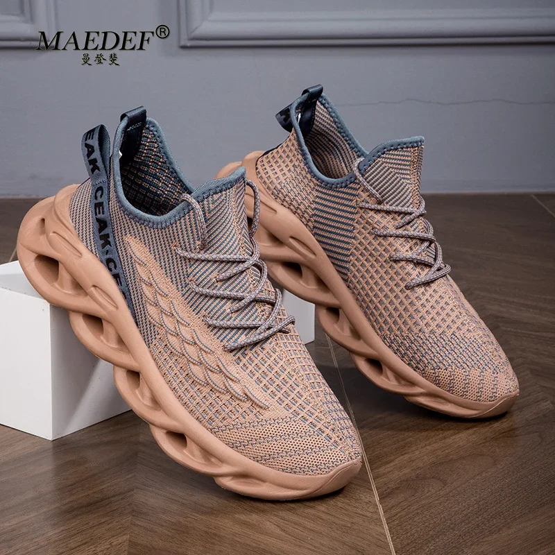 MAEDEF Shoes Men Non-Slip Male Sneakers Outdoor Sport Walking Jogging Shoe for Men Shock-Absorbing Sneaker Man Vulcanize Shoes