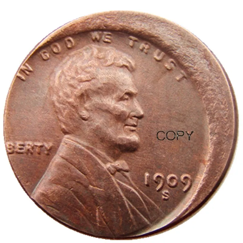 US One Cent 6 قطع خطأ مختلف مع عملات نسخ نادرة في المنتصف