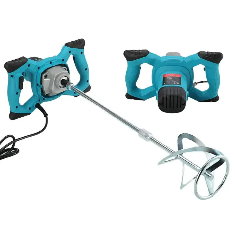 Hot sell Industrial Grade Mixer Electric Speed Control Handheld Paint Cement Plaster Mortar Coating Mixer Powder Mixing