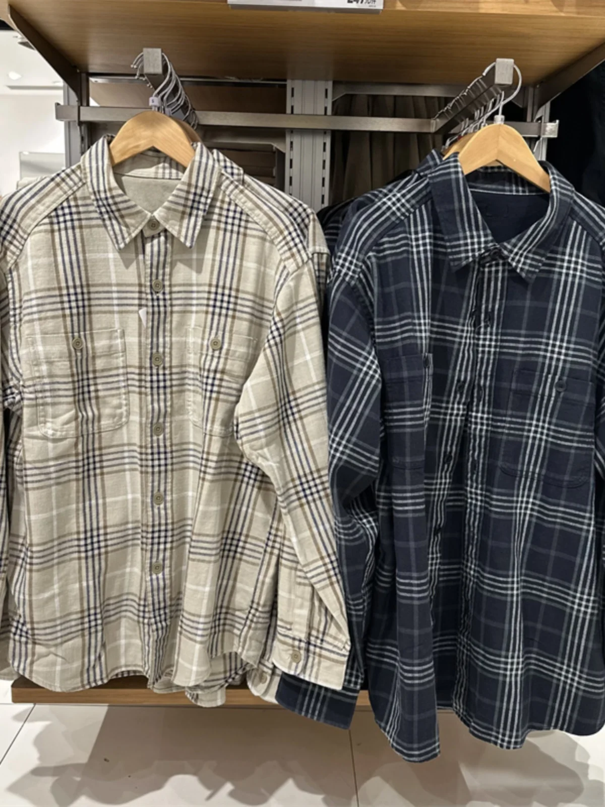 

Свободная повседневная рубашка в клетку из бамбукового хлопка с длинными рукавами для мужчин и женщин, модная, удобная, дышащая, для весенне-осеннего сезона