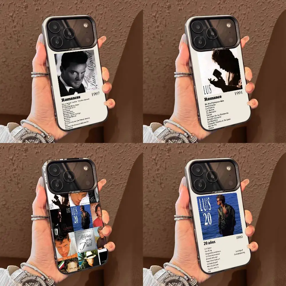 

L-Luis M-Miguel 20 ANos Romance Phone Case For iPhone 17,16,15,14,13,12,11,Pro,Max,Plus,E,Air,Mini Black Tpu Cover