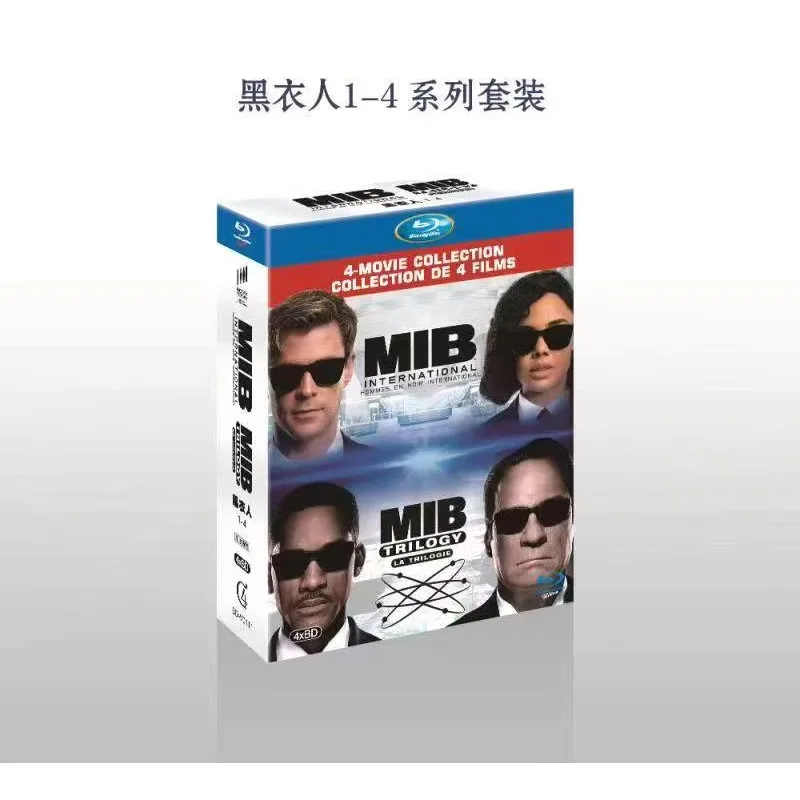 

Brand New BD Blu-ray High Definition Men in Black 1–4 (4-Disc Set) English and Mandarin Audio with Chinese Subtitles
