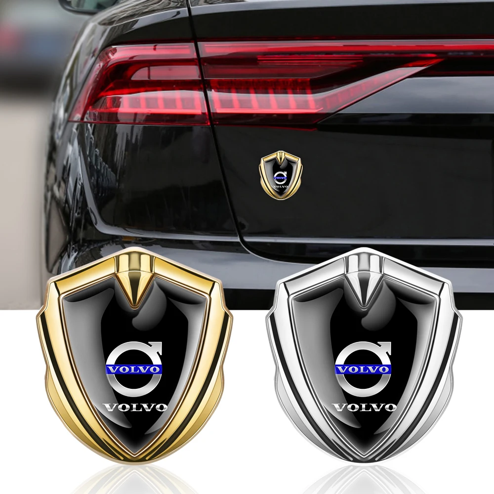 Car Shield Badge Sticker Auto Body Side Window Decoration Accessories For Volvo V40 V50 S40 S80 XC60 S90 XC90 S60 XC40 C40 S60