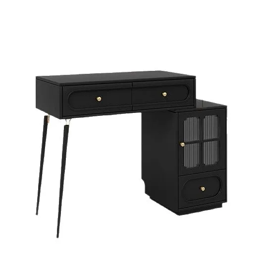 

American, retro, dresser, storage, integrated, modern, simple, small apartment, bedroom, light luxury