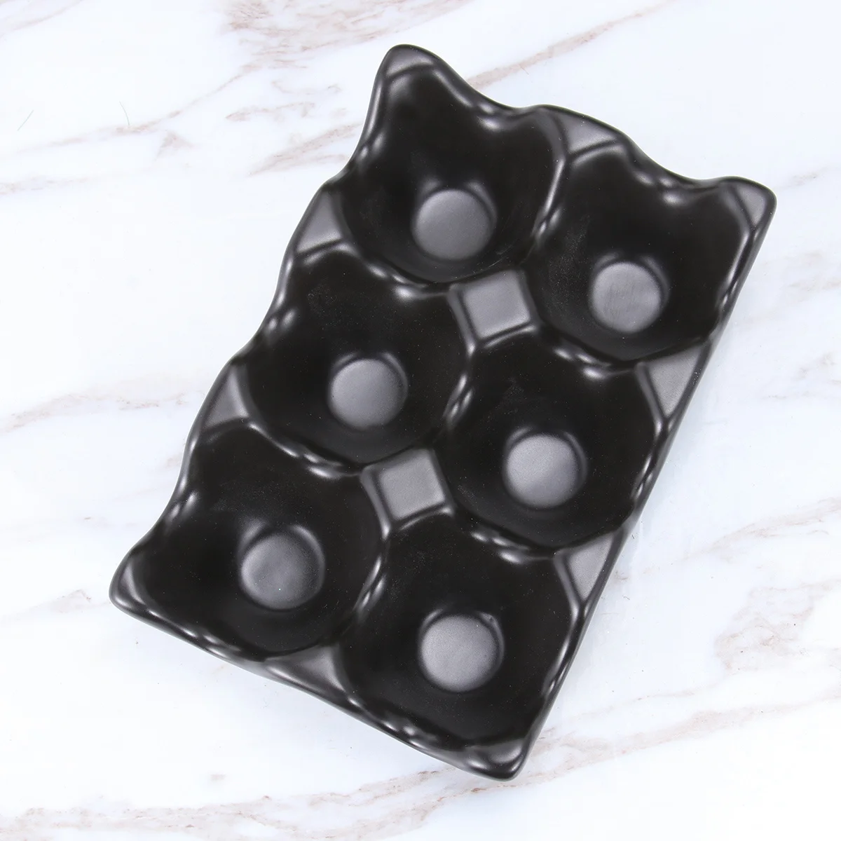 

6 Grids Egg Storage Utensils Holders for Refrigerator Automatic Tray Fridge Travel