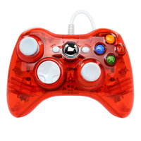 USB Wired Joypad Gamepad Double Shock Game Joypad High Sensitivity Button High-Precision Joystick for Microsoft Xbox 360