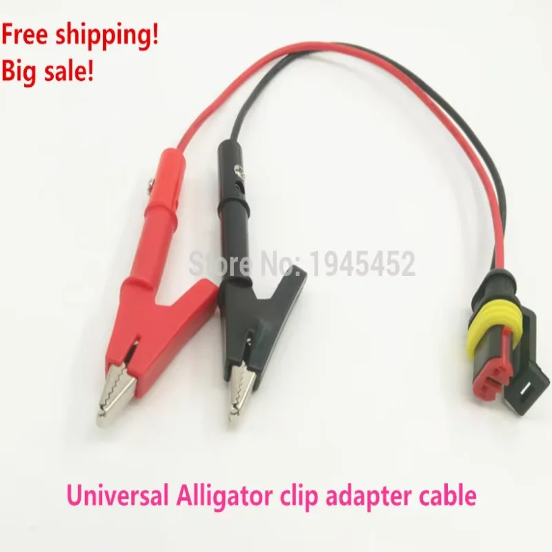 Promotion is on! Good quality. Universal Alligator clip adapter connector, for common rail injector tester