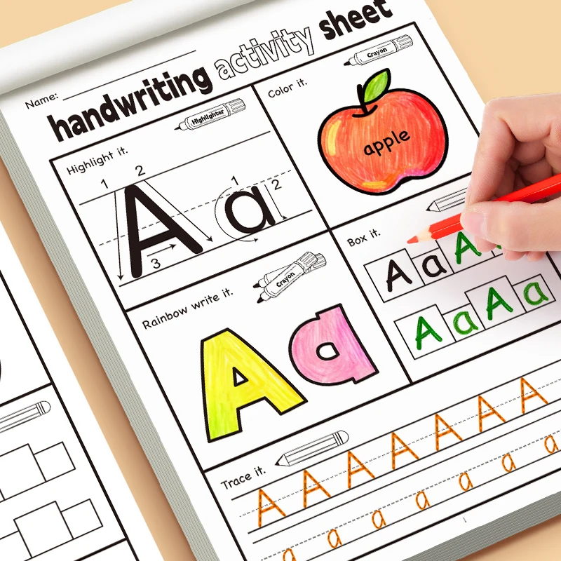 ABC Tracing Letters Workbook - Fun Children's English Alphabet Tracing Book Used for Participating in Early Learning Copybook