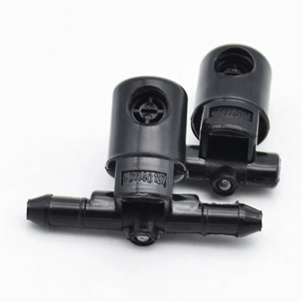 Useful Washer Nozzle Jets Jets Mist Replacement Spray 2PCS ABS Plastic Accessories Black For 12782508 & 12782509