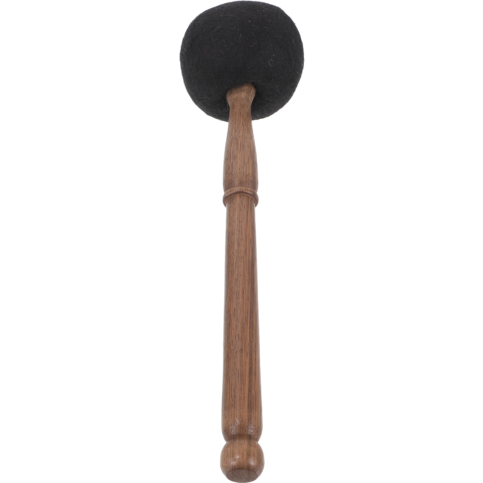 

Wool Felt Bowl Hammer Mallet Black Medium Size Singing Bowls Gavel Accessory Striker Musical Wooden Stick Sound Therapy