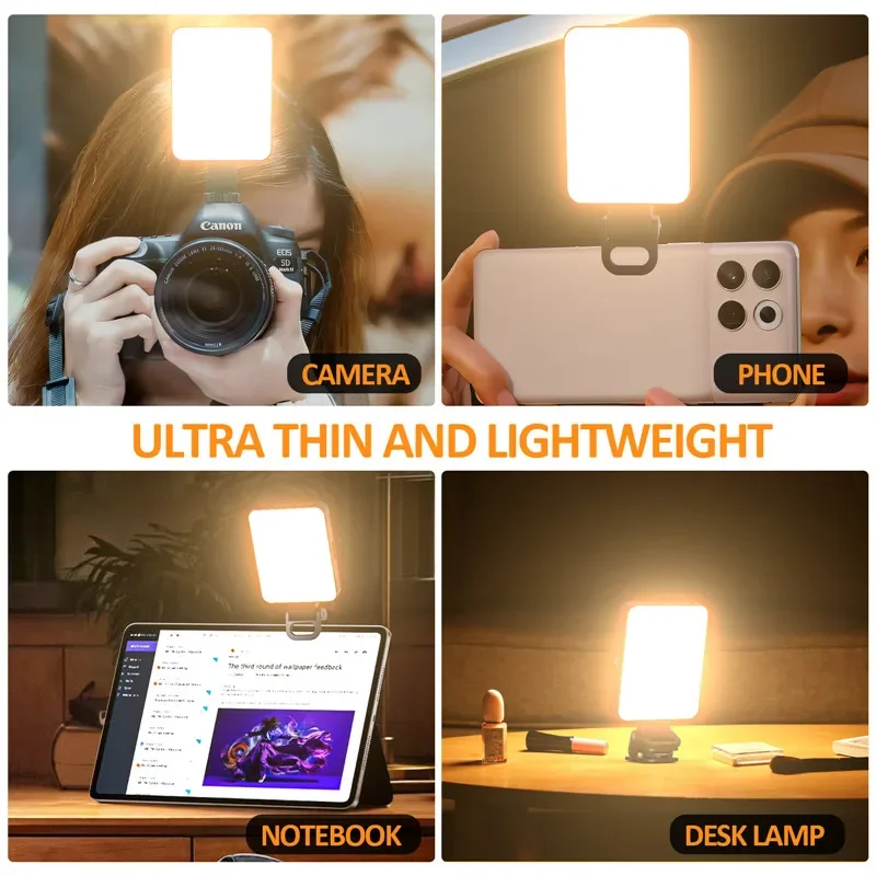 Smartphone Magsafe Selfie Flip Light Mini Vlog Fill Light Dimmable Portable Cube Video Light for iPhone 12/13/14/15/16