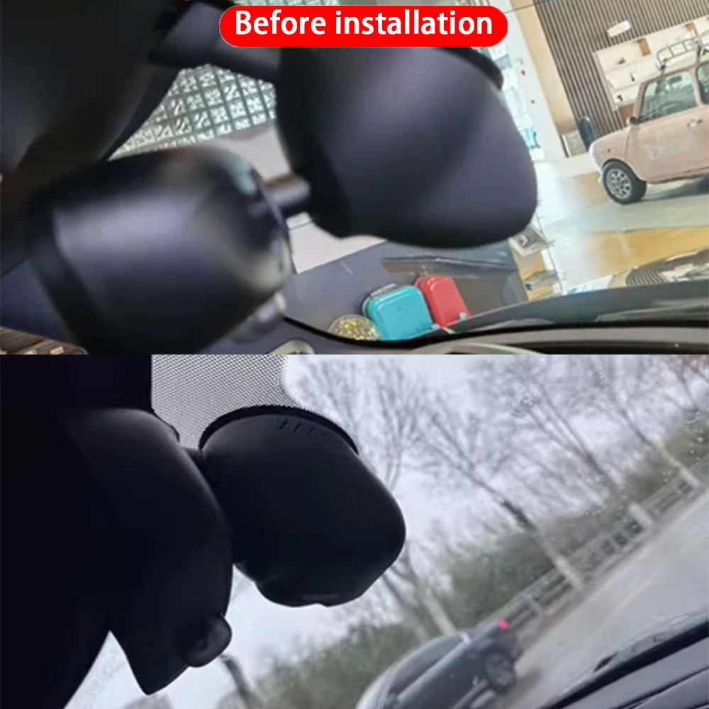 for Mini Hatch Hardtop One Cooper Countryman Clubman F54 F55 F57 F57 F60 4K Dash Cam Front Rear Car Camera Wifi Plug & Play