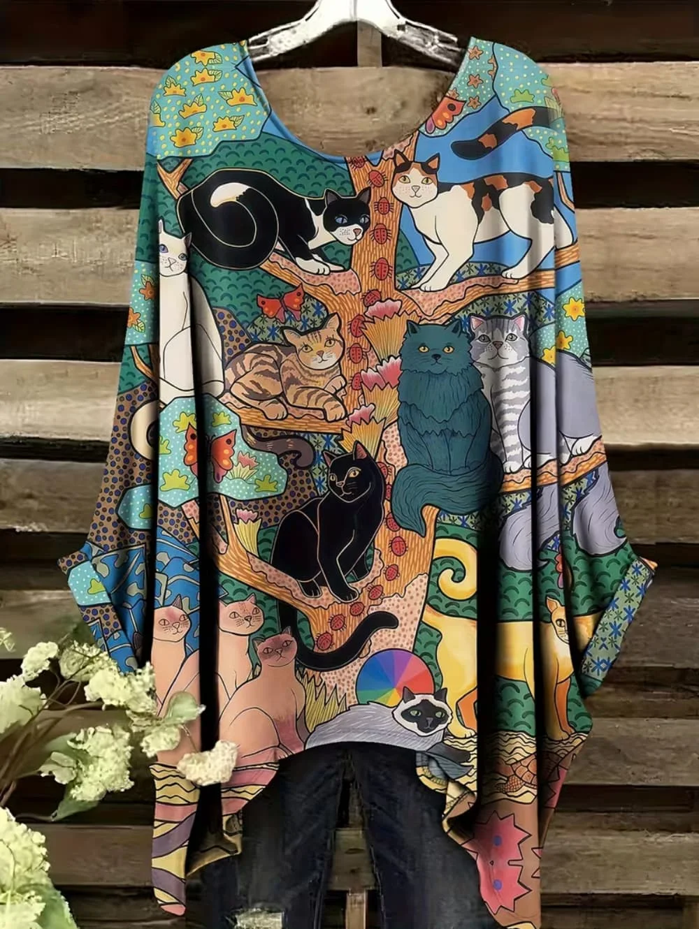 Cute Cat Pattern T Shirt for Women Animal 3D Printed Short Sleeves Summer Fashion Crew Neck Tops Girl Tees Streetwear T-Shirts