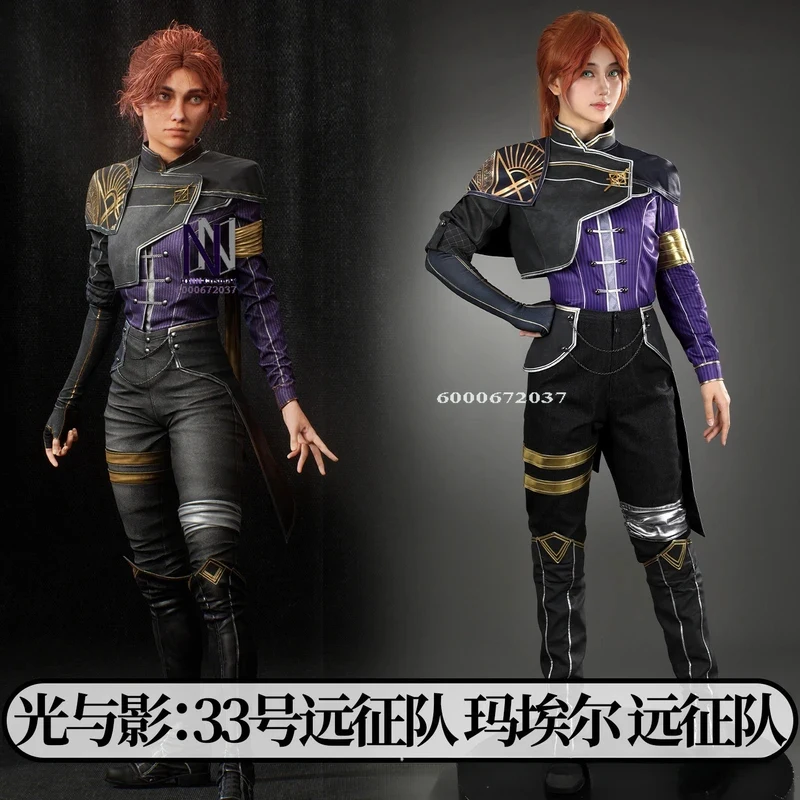

ABC123Popular Game Cosplay Costume Anime Maelle Role Playing Clothes Outfit Hot Full Set for Women Comic Con Halloween Px,3;b'2.