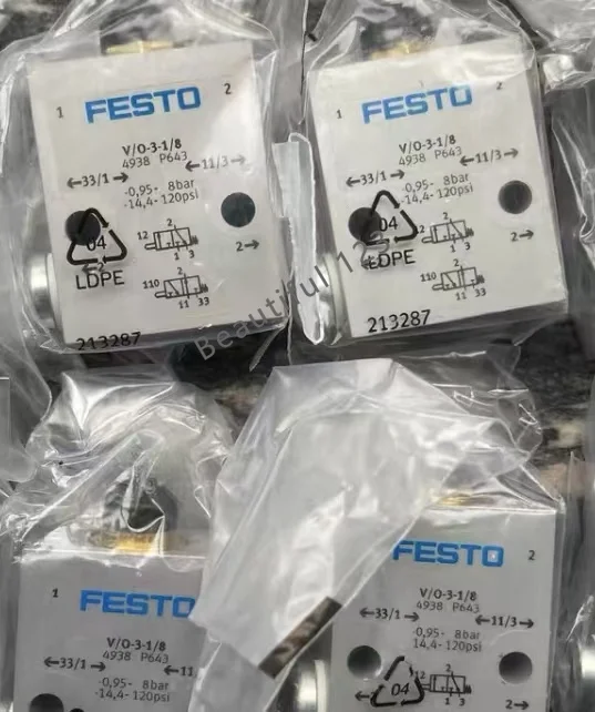 FESTO Original Pneumatic Valve V/O-3-1/8 4938