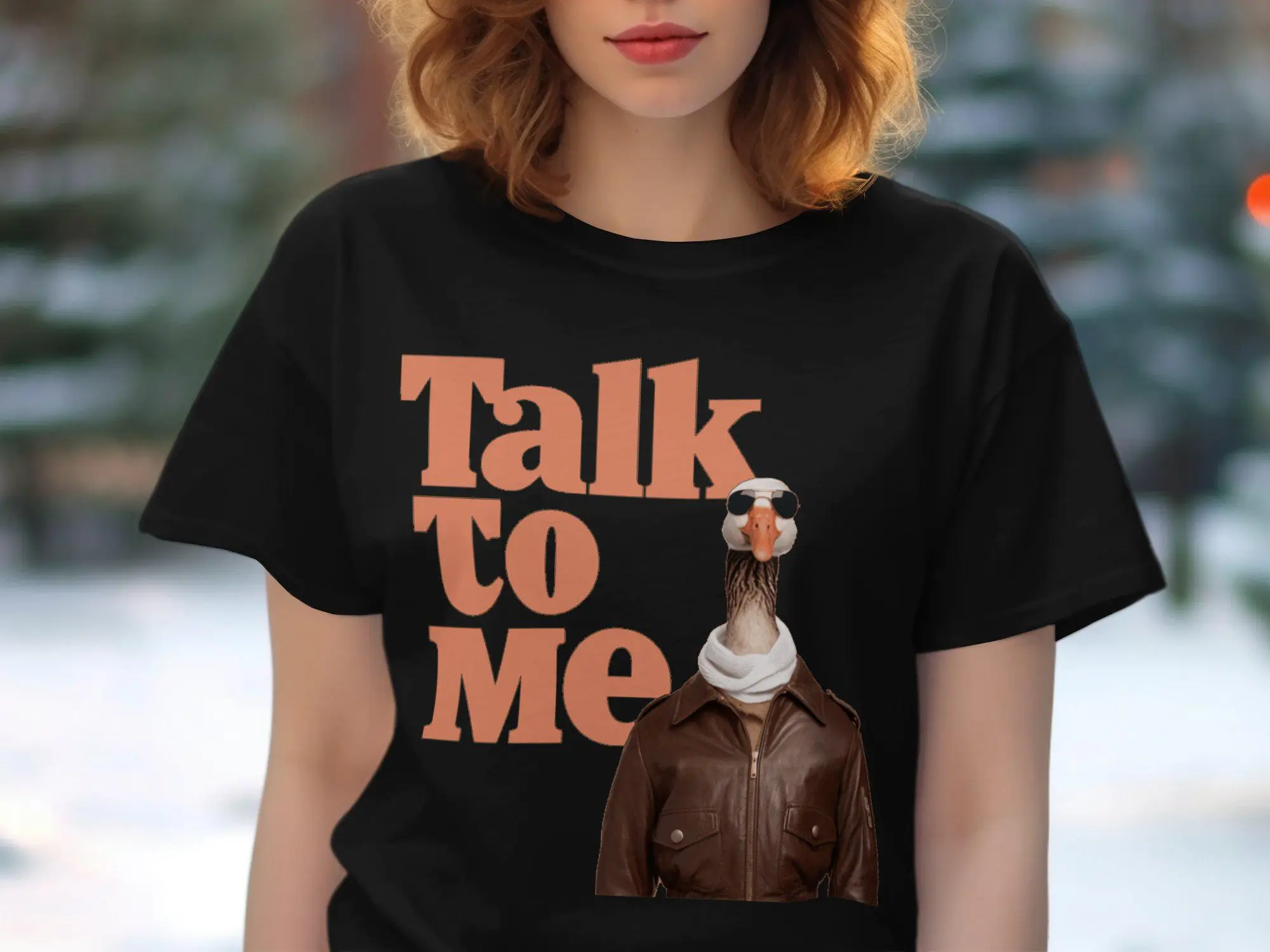 

Футболка Talk To Me Goose