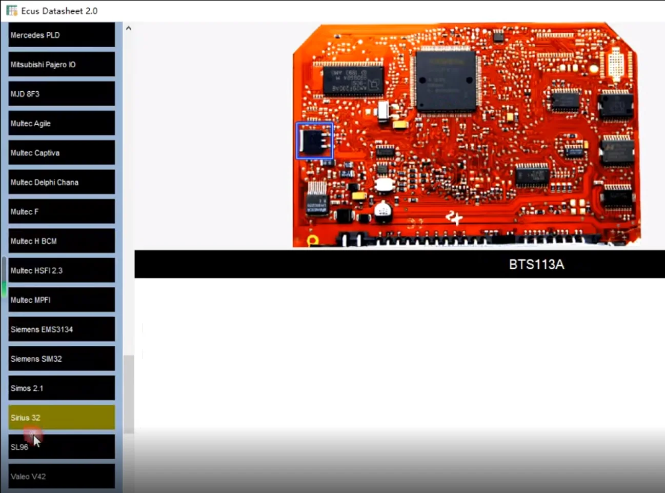Ecus DataSheet 2.0 Software PCB Schematics with Electronic Components of Car ECUs and Additional Information EcusDataSheet 2.0
