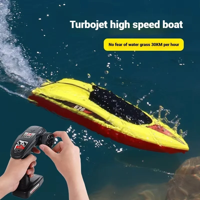 

Remote Control Rc Boat Toy Can Be Launched High-Speed Speedboat Simulation Electric Ship Children'S Water Boarding Model