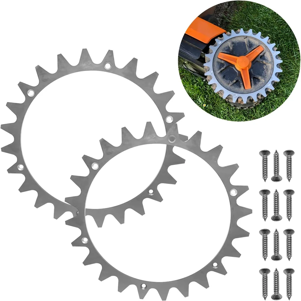 جزازة آلية الجر تحسين عجلات مساعدة المسامير الروبوتية ل Worx Landroid L روبوت جزازة العشب أجزاء عجلة الجر