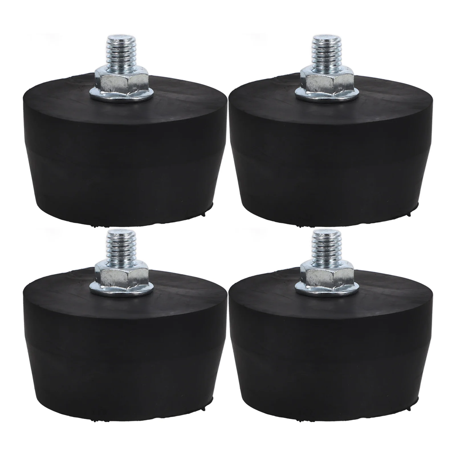 

4 Pcs Air Compressor Rubber Feet Bumpers Black Small Vibration Pad Replacement Parts Foot Mount Kit Pressure Washer Accessories