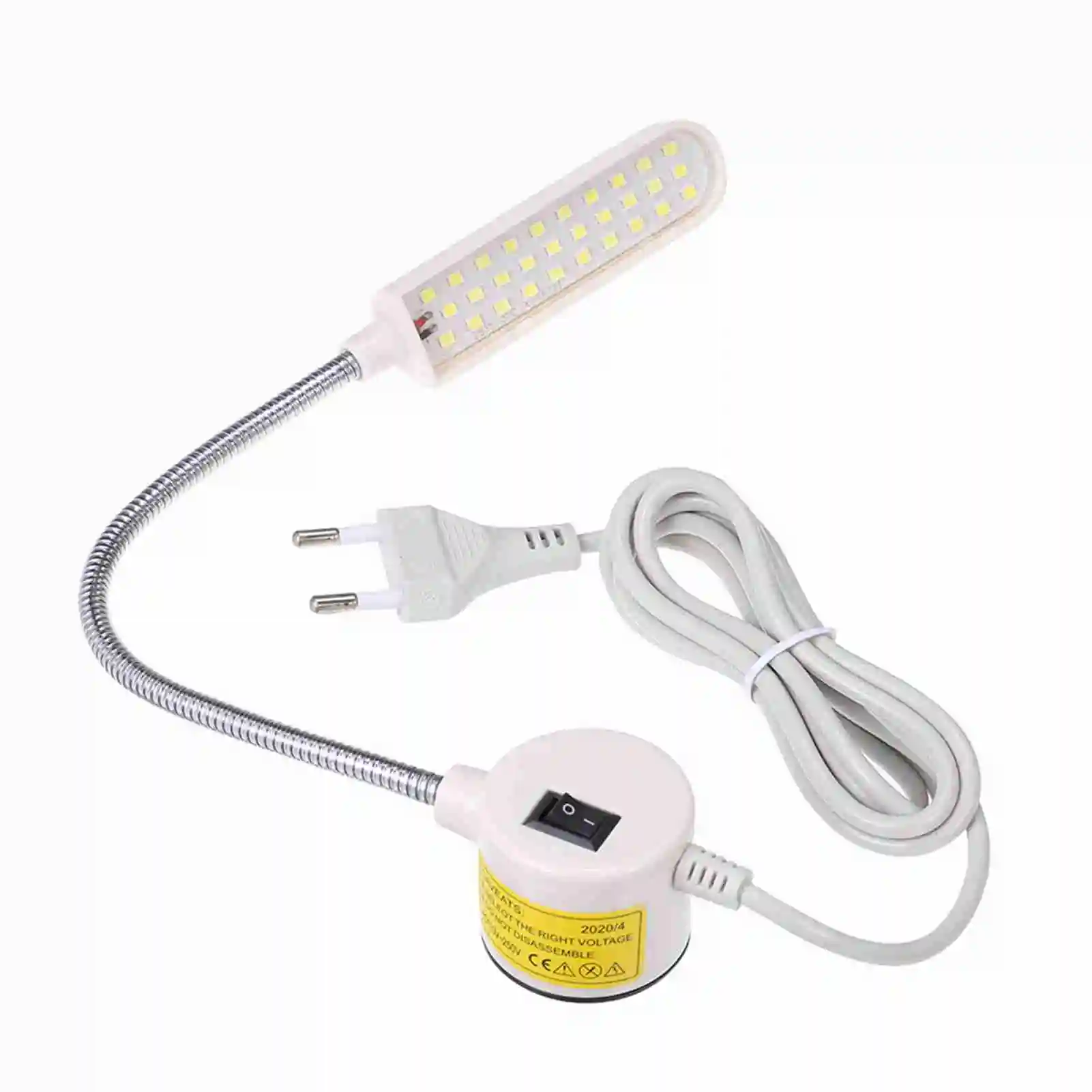 

Лампа для швейной машинки AC110-250V 6W 30LEDs с фиксированным основанием, гибкой трубкой и дизайном «гусиная шея» для домашней работы и бытовых нужд