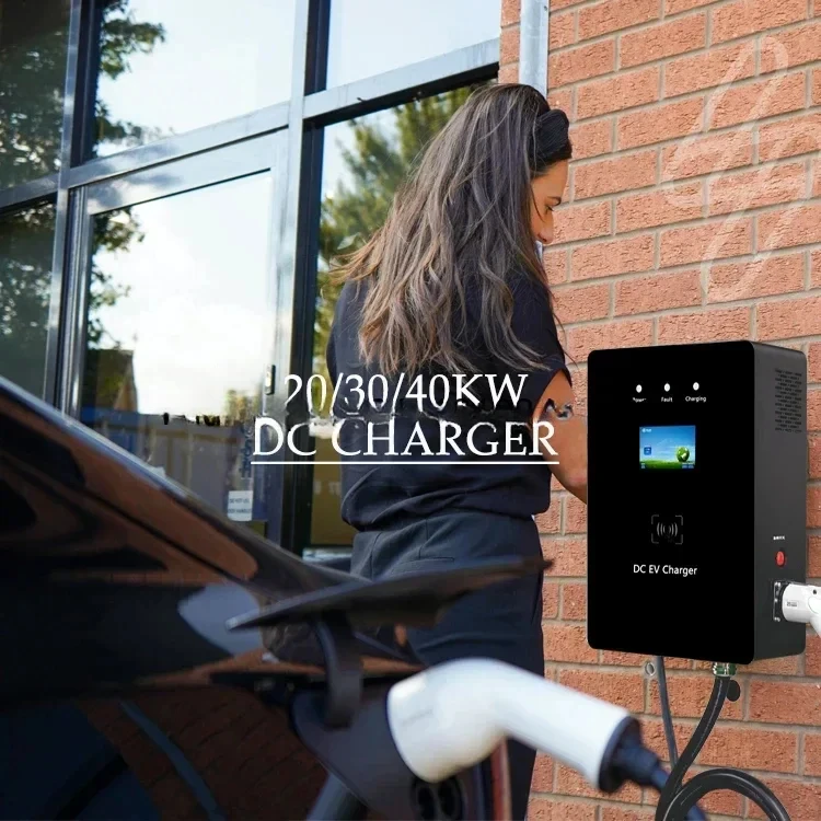 OEM New Energy Vehicle Parts Accessories dc WallBox Ev Charger 40kw 30KW CCS1 ocpp 1.6 fast DC electric car charging station