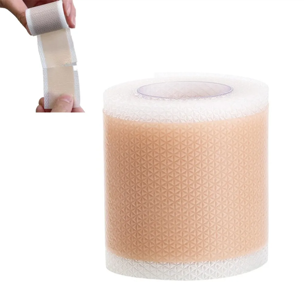 

Самоклеящиеся силиконовые листы для шрамов в рулоне, многоразовые патчи для ухода за шрамами для восстановления кожи, водонепроницаемая, легко отрывающаяся лента для лечения шрамов