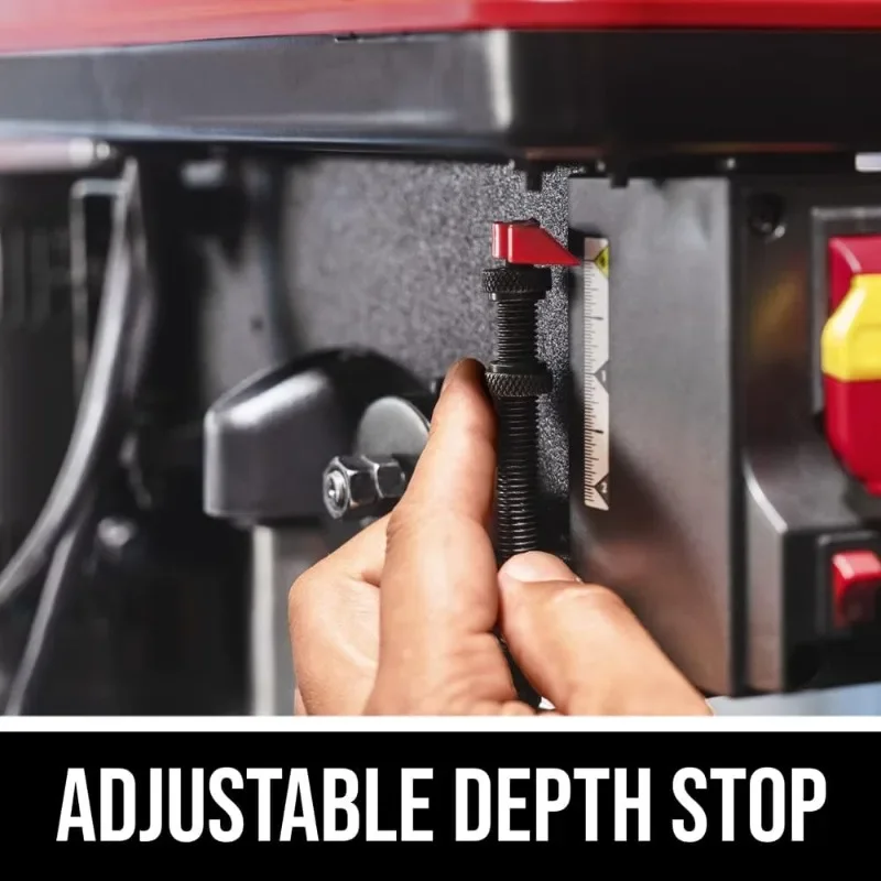 6.2 أمبير 10 بوصة. مكبس مثقاب على سطح الطاولة 5 سرعات مع محاذاة ليزر وإضاءة عمل - DP9505-00