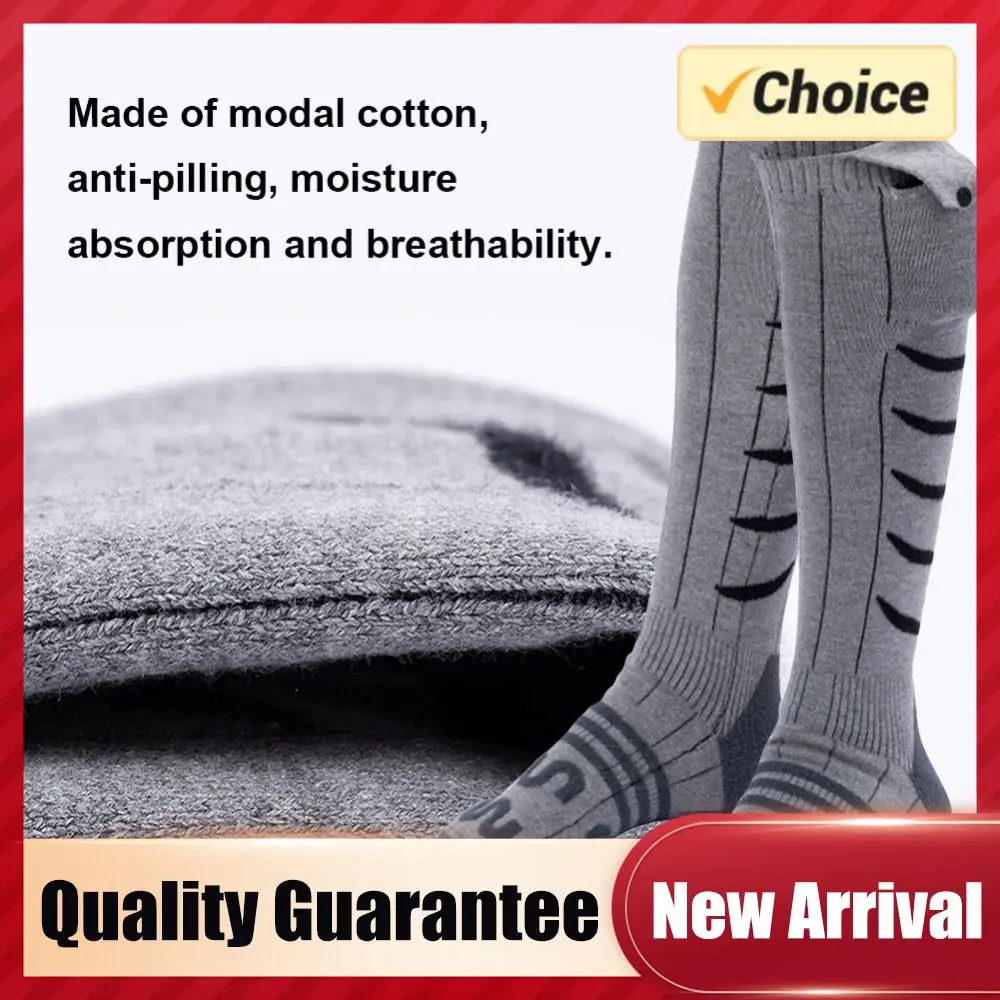 

Электрические термоноски с подогревом, морозостойкие, зимние, теплые, с быстрым нагревом, моющиеся, для велоспорта, кемпинга, катания на коньках