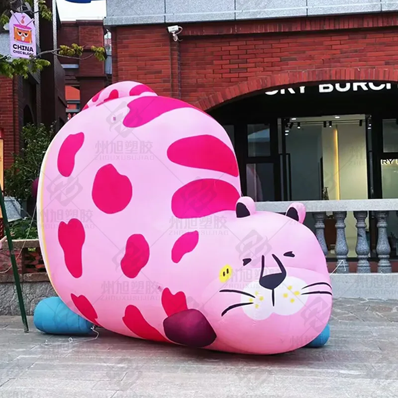 

Inflatable little leopards and seagulls, animal-based air models with blowers, outdoor activity decorationmizable logo available