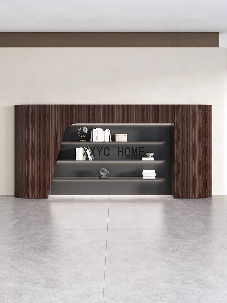 Oak Color High-End Office Furniture Boss File Storage Cabinet Data Cabinet General Manager Office File Cabine