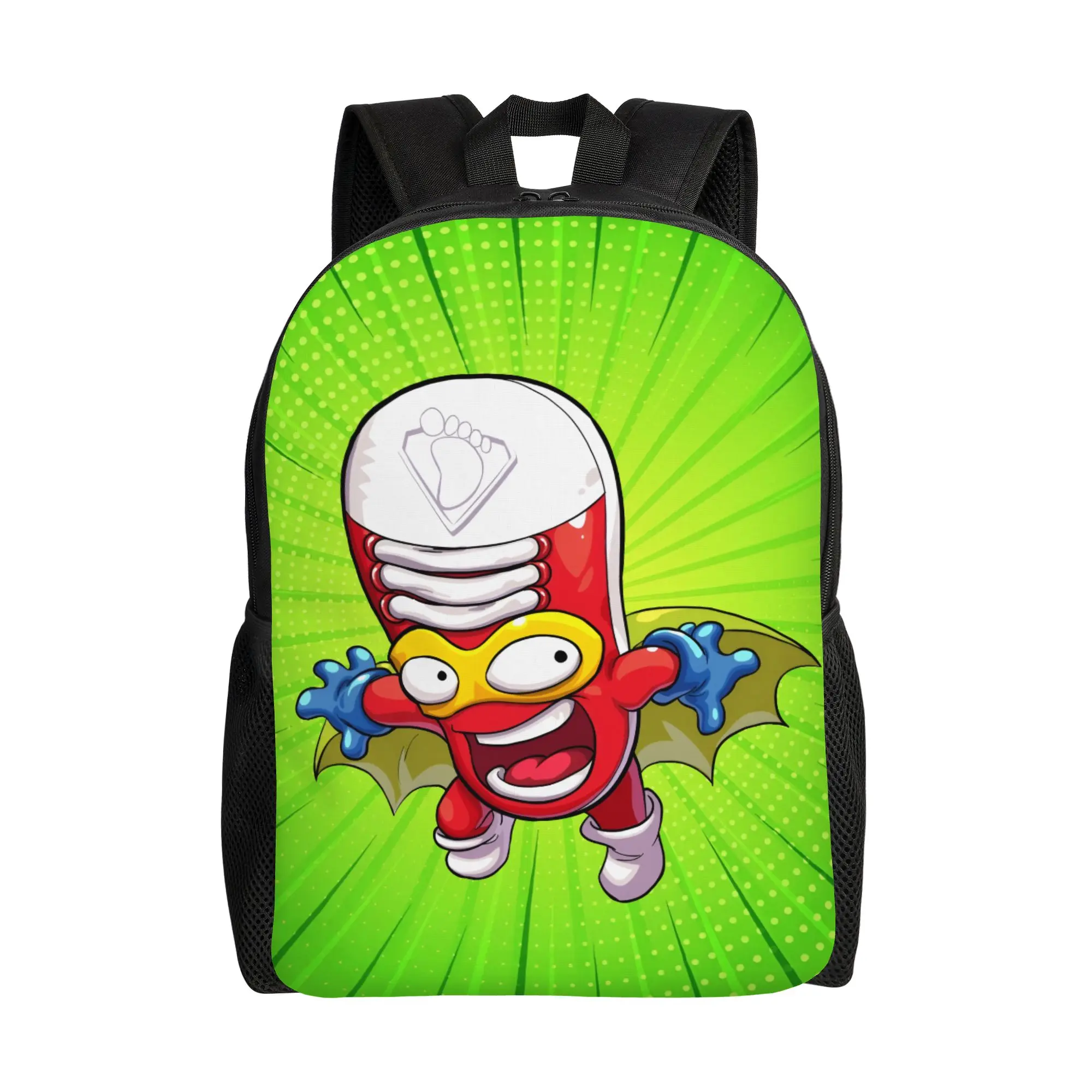 

S-SuperThinged Cartoon Backpack Men Women Fashion Bookbag for College School Manga Bags