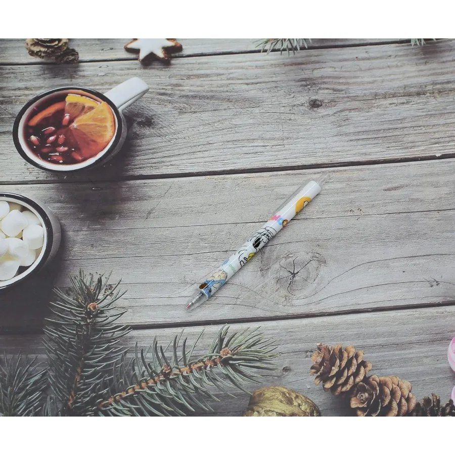 50 قطعة أقلام لطيفة ذات نقطة رفيعة مع حامل قلم 0.5 مللي متر 50 أنماط عشوائية مختلفة حبر أسود أقلام هلام Kawaii لهدية دراسة المكتب #4