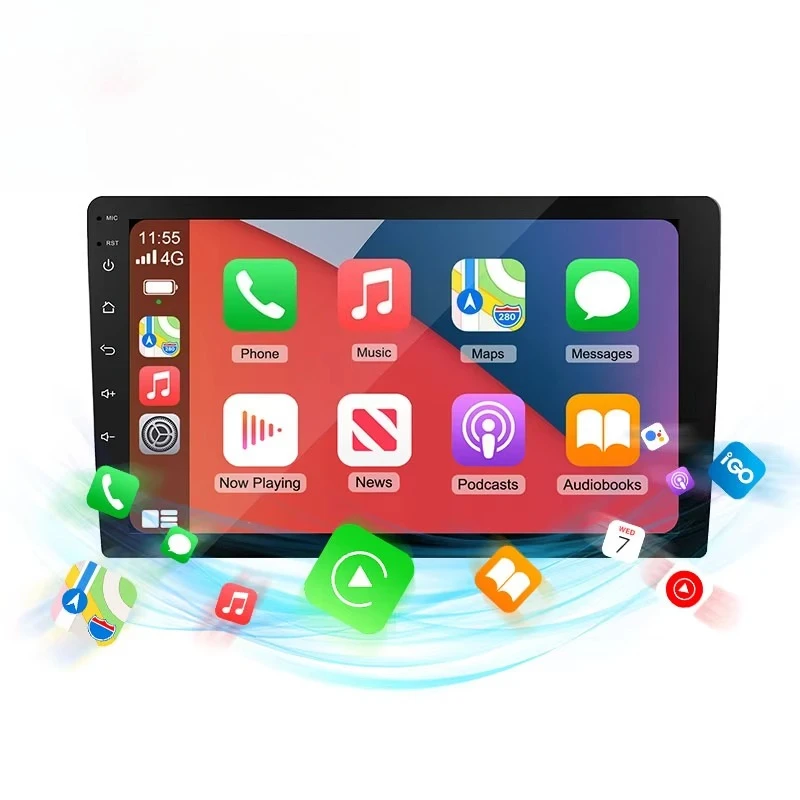 9-Inch car stereo multimedia player Android automatic wireless backup camera touch screen