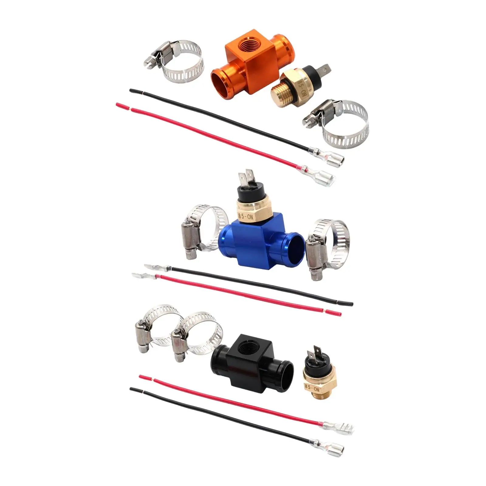 مروحة ترموستات درجة الحرارة التبديل دراجة نارية مروحة التبريد الكهربائية ترموستات أطقم #4