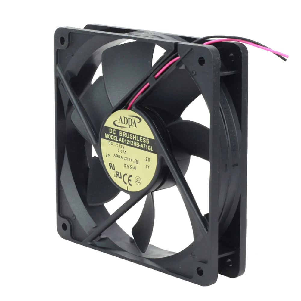 AD1212HB-A71GL 120X120X25MM 12V 0.37A 12025 Chassis Cooling Fan