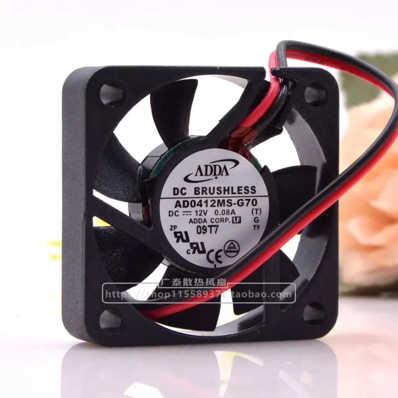 for ADDA AD0412MS-G70 12V 0.08A 4010 Ultra-quiet Graphics Card Chassis Cooling Fan 4CM