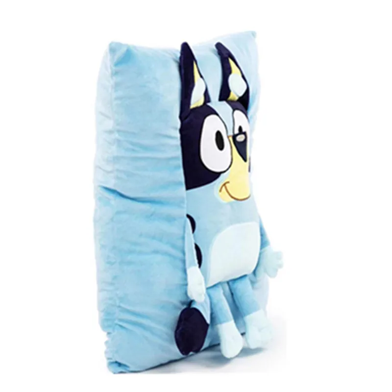 Oreiller en peluche de la famille Bluey, 38 cm, kawaii, anime, figurine de chien Bingo, jouets en peluche, animaux en peluche, jouet pour enfants, cadeaux de vacances