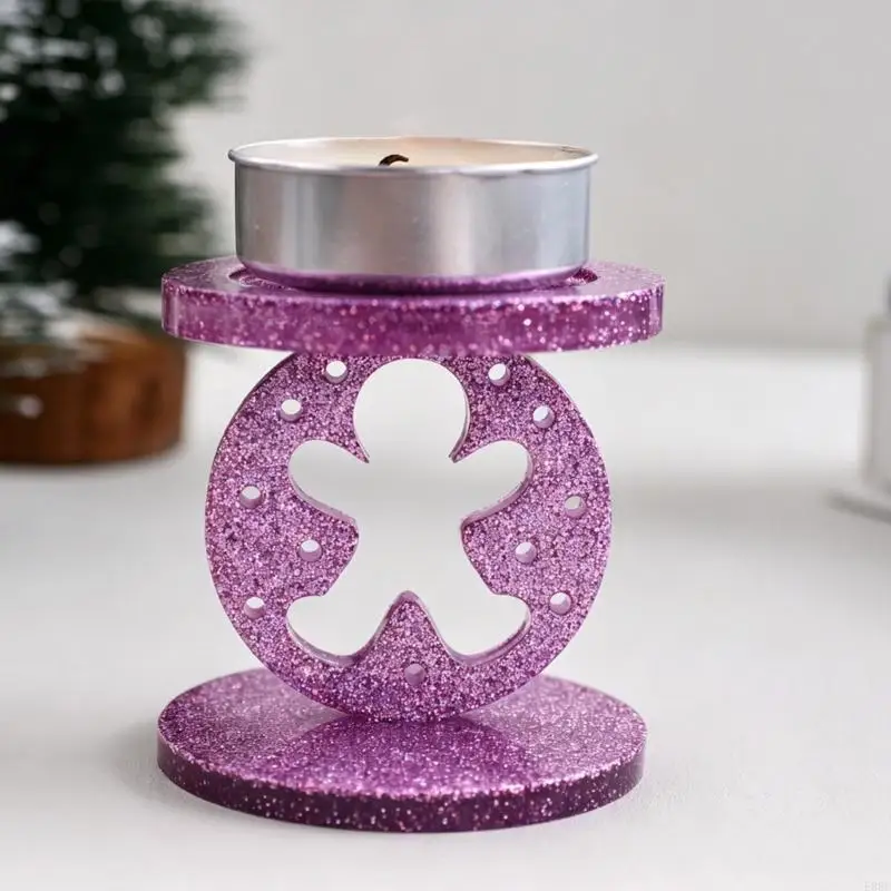 Silicone Holder Mold for Christmas Crafting, Featuring Four Coordinated Motifs for Resin Ornaments, Plaster Hangings and Wax