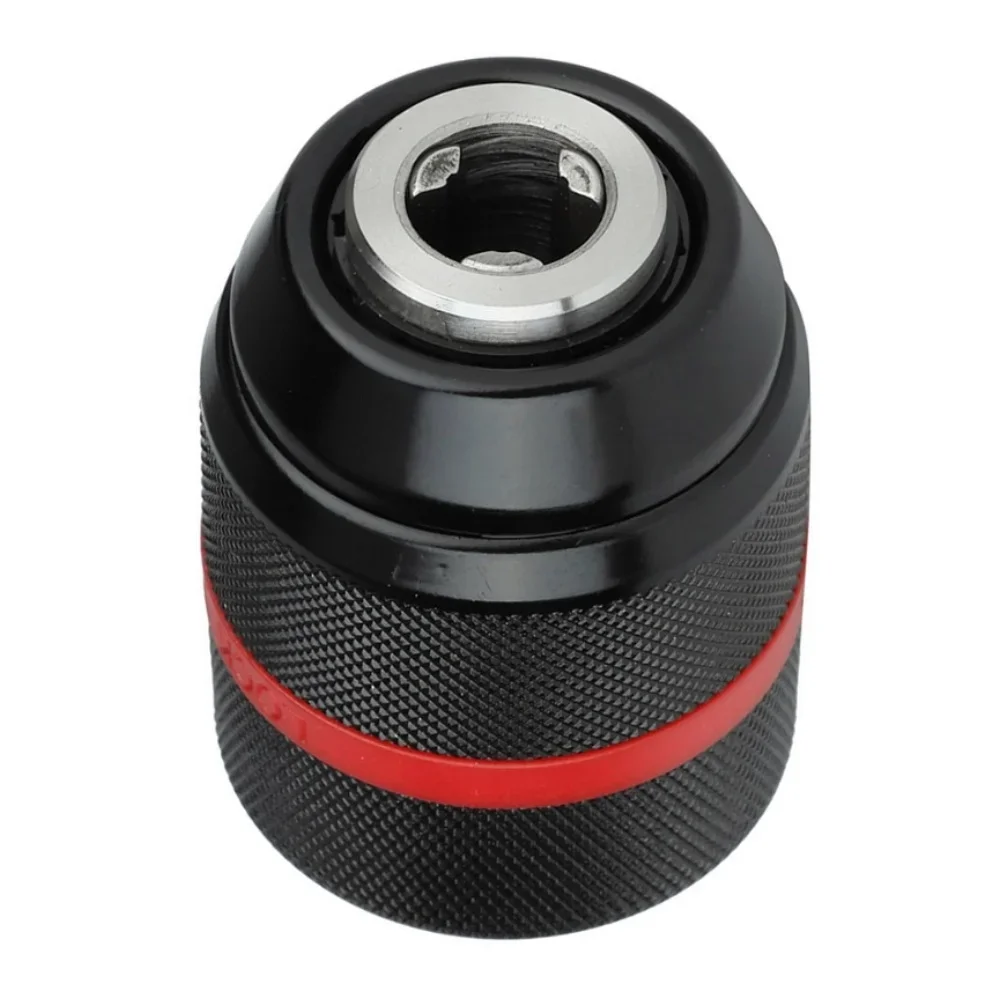 Ratchet Keyless Self Locking Metal Drill Chuck 3824UNF Thread 0 810mm for Electric Drill with Heat Treated Metal and Secure Lock