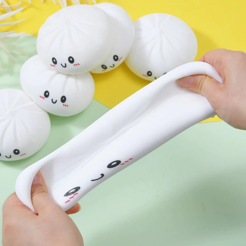 Decompression Expression Bun Pinch Music Creative Food Game Bun Cute Pinch New Strange Decompression Vent Soft Rubber Toy
