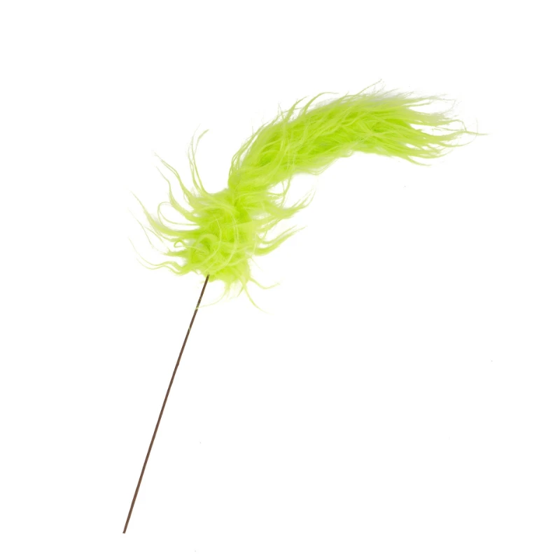 Fluffy Green Grinch Twig Picks Curly Christmas Branch Stems Rustic Arrangement Decor Stylish Indoor Table Centerpiece Ornament view 6